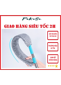 Chổi Quét Trần Nhà Có Cán Điều Chỉnh Độ Dài / Chổi Quét Mạng Nhện, Lau Chùi Bụi Bẩn Trên Cao Tiện Dụng PaKaSa - Hàng Chính Hãng ( Màu ngẫu nhiên)