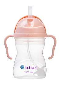 b.box Disney Bình nước 360 độ cho bé tập uống nước 240ml - Cam Pastel