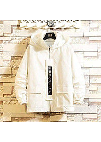 ÁO KHOAC KAKI HỘP IN CHỮ NHÂT THỜI TRANG NAM NỮ