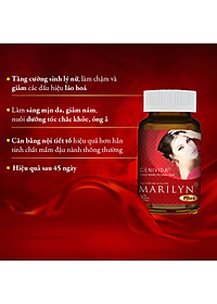 Liệu Trình Tăng Nội Tiết Tố Nữ Marilyn Plus Dân Khang Giảm Khô Hạn Tăng Sinh Lý Nữ Điều Hòa Kinh Nguyệt Hộp 30 viên