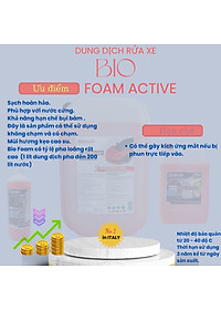 Bio Foam active - 5 lít - Dung dịch rửa xe bọt tuyết - Nước rửa xe - Ekokemika