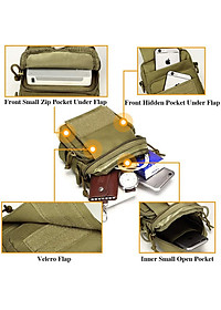 Túi Đeo Vai, Túi Đeo Hông Cao Cấp Tiện Lợi Thời Trang Nam Phong Cách Mạnh Mẽ Chất Vải Cavan Chống Nước Bền Màu-HÀNG CHÍNH HÃNG