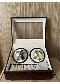 Hộp Đựng Đồng Hồ Cơ 4 Xoay Và 6 Trưng Bày Gỗ Cao Cấp