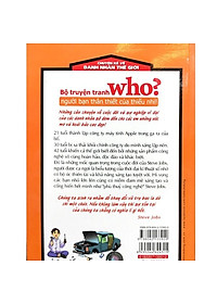 Sách Who? Chuyện Kể Về Danh Nhân Thế Giới: Steve Jobs