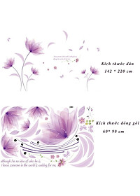 Decal dán tường hoa XL8190