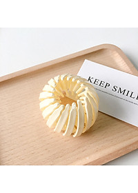 Kẹp búi tóc Hàn Quốc màu trơn bóng- cặp tóc tổ chim màu trơn  ( giao màu ngẫu nhiên như hình )