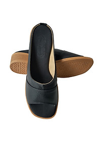 Dép Cao Gót Nữ BIGGBEN Da Bò Cao 4 Phân DCG75