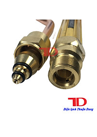 Mỏ hàn gió đá núm vặn xanh đỏ và vàng