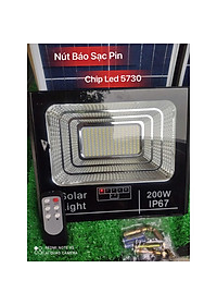 Đèn Năng Lượng Mặt Trời 200w, Chuẩn IP67, Sáng Liên Tục 12h, 