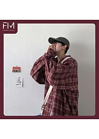 Áo sơ mi nam dài tay form rộng kẻ sọc caro cổ bẻ phong cách Hàn Quốc – FORMEN SHOP – FMTTB013