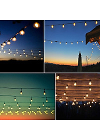 Dây đèn trang trí ngoài trời chống nước dùng cho quán cà phê, trà chanh, trà sữa đuôi đèn chống nước -thương hiệu Kiotool