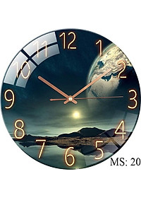 ĐỒNG HỒ TREO TƯỜNG TRANG TRÍ PHỦ PHA LÊ  KT 35 CM(MS 10)