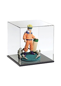 Hộp mica Enter BOX102 15x15x15cm mica dày 2mm, đế đen 5mmx2 vuông, Hộp trưng bày mô hình, Hộp mica trong chống bụi