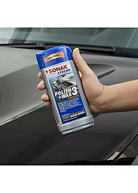 Dung dịch xóa xước, đánh bóng và bảo vệ sơn xe ô tô, xe hơi 3 trong 1 Sonax Wax 250 ml 202100