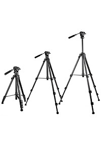 Chân máy tripod YUNTENG VCT-999RM dùng cho máy ảnh và điện thoại (Kèm túi đựng, đầu kẹp xoay 360 độ, remote) - Hàng Chính hãng