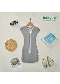 Nhộng chũn cho bé cao cấp Babyup. Nhộng ngủ cho trẻ sơ sinh Giúp bé ngủ ngon, sâu giấc, chống giật mình - Nhộng ngủ Vải cotton co giãn 4 chiều, mềm mại thoáng mát - Có khóa kéo 2 chiều