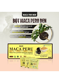 Sâm Bột Maca Peru màu Đen (Lepidium Meyenii)