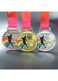 Huy chương bóng đá dây 7 màu Sportslink
