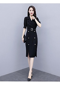 ĐẦM VEST NÚT ĐÁ KÈM NỊT - DT1349-150