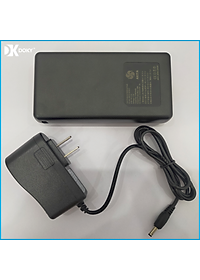 Bộ Áo Điều Hòa DOKY Nhật Bản Chất Liệu Vải Kaki Cao Cấp, PIN Dung Lượng Cao 30.000mAh, Quạt Không Chổi Than 12V Chạy Bền Khỏe - Màu Xanh Than