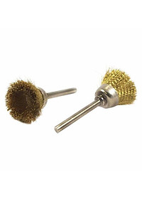 Bộ 5 Chổi Đánh Gỉ Trục 3mm Sợi Đồng (Chổi Xòe)