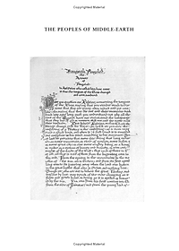 The Peoples Of Middle-earth