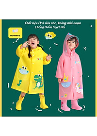 Áo mưa trẻ EM CHO BÉ TRAI BÉ GÁI CÓ CHIỀU CAO TỪ 80CM-140CM , CHẤT LIỆU eva MỀM MẠI AN TOÀN , CHỐNG THẤM , SIÊU BỀN - BORO SPORT