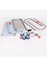 Xe đẩy inox ba tầng nhà hàng AF08165