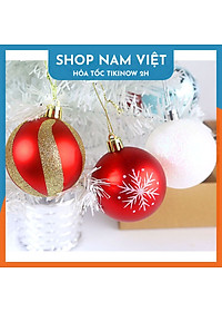 Bộ Quả Châu Nhiều Kiểu Dáng Trang Trí Giáng Sinh Cao Cấp