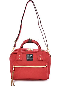 Túi đeo chéo ANELLO đeo 2 kiểu vải polyester cỡ nhỏ AT-C1223