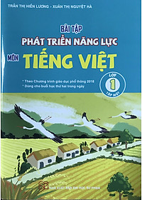 Bộ sách Bài tập Phát triển năng lực Lớp 1 Môn Toán + Tiếng Việt (04 cuốn) Theo chương trình giáo dục phổ thông 2018