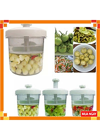 Hộp Muối Dưa Cà Nhựa PP Cao Cấp Có 2 size, Hũ Muối Dưa Cà, Hành, Kim Chi, Măng Ớt, Rau Củ Giòn Ngon- Hàng Chính Hãng MINIIN