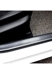 Miếng Dán Sợi Carbon Chống Va Chạm Chống Xước Chống Trượt Bảo Vệ Xe Dài 1 mét Rộng 7cm