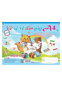 Vở vẽ KLONG A4 xé, 20 tờ; MS: 709