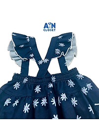 Váy yếm bé gái họa tiết Hoa Cúc xanh denim - AICDBGQZZWH6 - AIN Closet