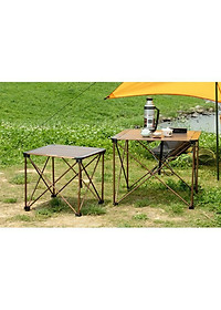 Bàn dã ngoại cắm trại Naturehike campoutvn xếp gấp gọn NH16Z016 du lịch khung nhôm nhẹ bề mặt chắc chắn A104
