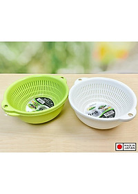 Bộ rổ chậu tròn Sanada Seiko, nhựa PP cao cấp bền đẹp và an toàn, cho thời gian sử dụng lâu dài - nội địa Nhật Bản