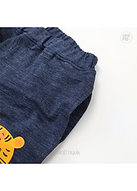 Quần thun bé trai Bigfox - Miss Meow quần dài cho bé họa tiết vui nhộn chất nỉ phong cách Âu Mỹ hình hổ 3-11