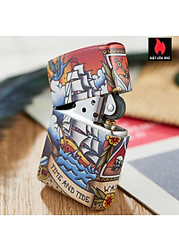 Bật Lửa Zippo 49532 – Zippo Nautical Tattoo Design 540 Color