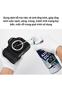Chai xịt vệ sinh máy ảnh, bàn phím, bo mạch máy tính 450ML- Bình xịt khí nén đa năng dùng cho máy quay, ống kính, điện thoại...- Hàng nhập khẩu