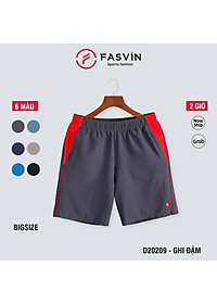 Quần đùi Big Size thể thao nam Fasvin D20209.HN vải mềm mại co giãn thoải mái