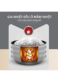 Nồi cơm điện 1.2L Mishio MK387 - Hàng chính hãng