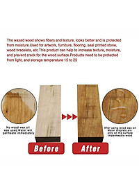 Sáp ong Beewax vệ sinh đánh bóng đồ gỗ nội thất chống thấm thành phần tự nhiên 103gr tặng kèm 2 khăn vải 