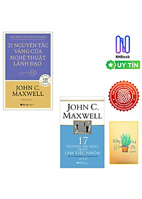 Combo 21 Nguyên Tắc Vàng Của Nghệ Thuật Lãnh Đạo và 17 Nguyên Tắc Vàng Trong Làm Việc Nhóm ( Tặng Kèm Sổ Tay )