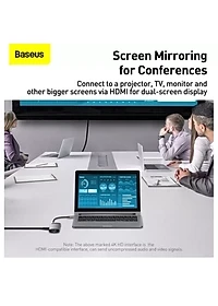 Hub chuyển đổi đa năng Baseus Type-C - HDMI, USB, RJ45, SD, TF,... dành cho Macbook, Notebook, Laptop,... - phân phối chính hãng tại Baseus Việt Nam