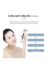 Máy Massage Mặt Cầm Tay Mini Kiêm Máy Di Tinh Chất Nóng Lạnh Ion Giúp Đẩy Đẩy Dưỡng Chất Đẩy Tế Bào Chết Chăm Sóc Sắc Đẹp Chị Em Hiệu Quả Máy Rửa Mặt Kết Hợp Đẩy Tinh Chất Hiệu Quả