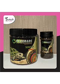 Thức ăn bò sát Rùa Nước nhãn GREENABC – Cung cấp protein, canxi, lipid giúp tăng kích thước, mai cứng - Hộp 50g và 230g