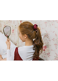 Set 2 kẹp tóc phong cách Hàn Quốc - Kẹp tóc đuôi ngựa - Bộ 2 kẹp tóc nơ xoắn ( giao 2 màu khác nhau)