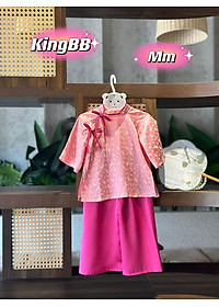 Bộ bà ba cho bé gái đi chơi biểu diễn đẹp từ 12-40kg chất lụa mềm mát