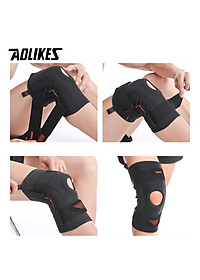 Bộ 2 bó đầu gối thể thao AOLIKES A-7902 có lò xo hỗ trợ, giảm sốc, thoáng khí